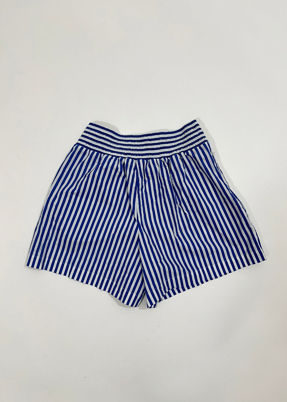 Blue/White Striped Organic Cotton Boxer Shorts / Size M