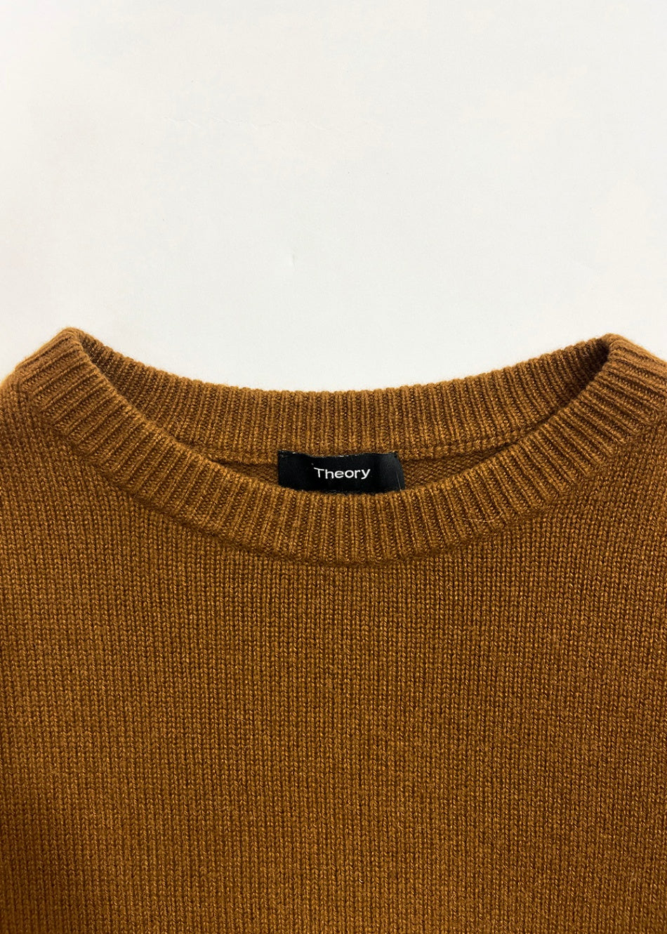 Drop Shoulder Crewneck Cashmere Sweater / Size S