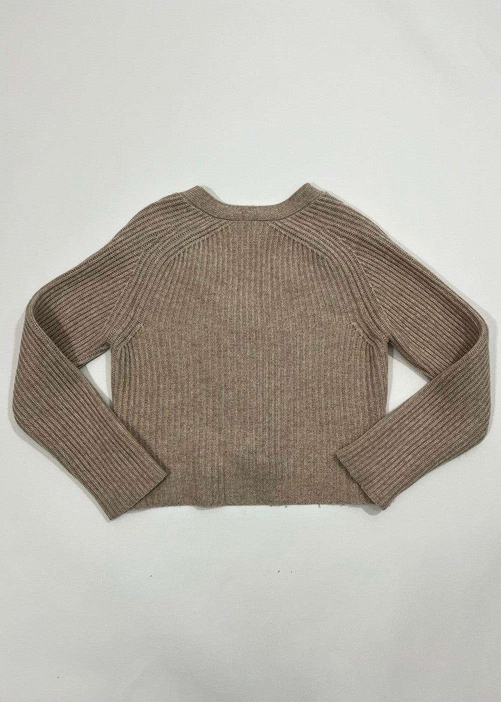 Structured Rib Wool Cardigan / Size S