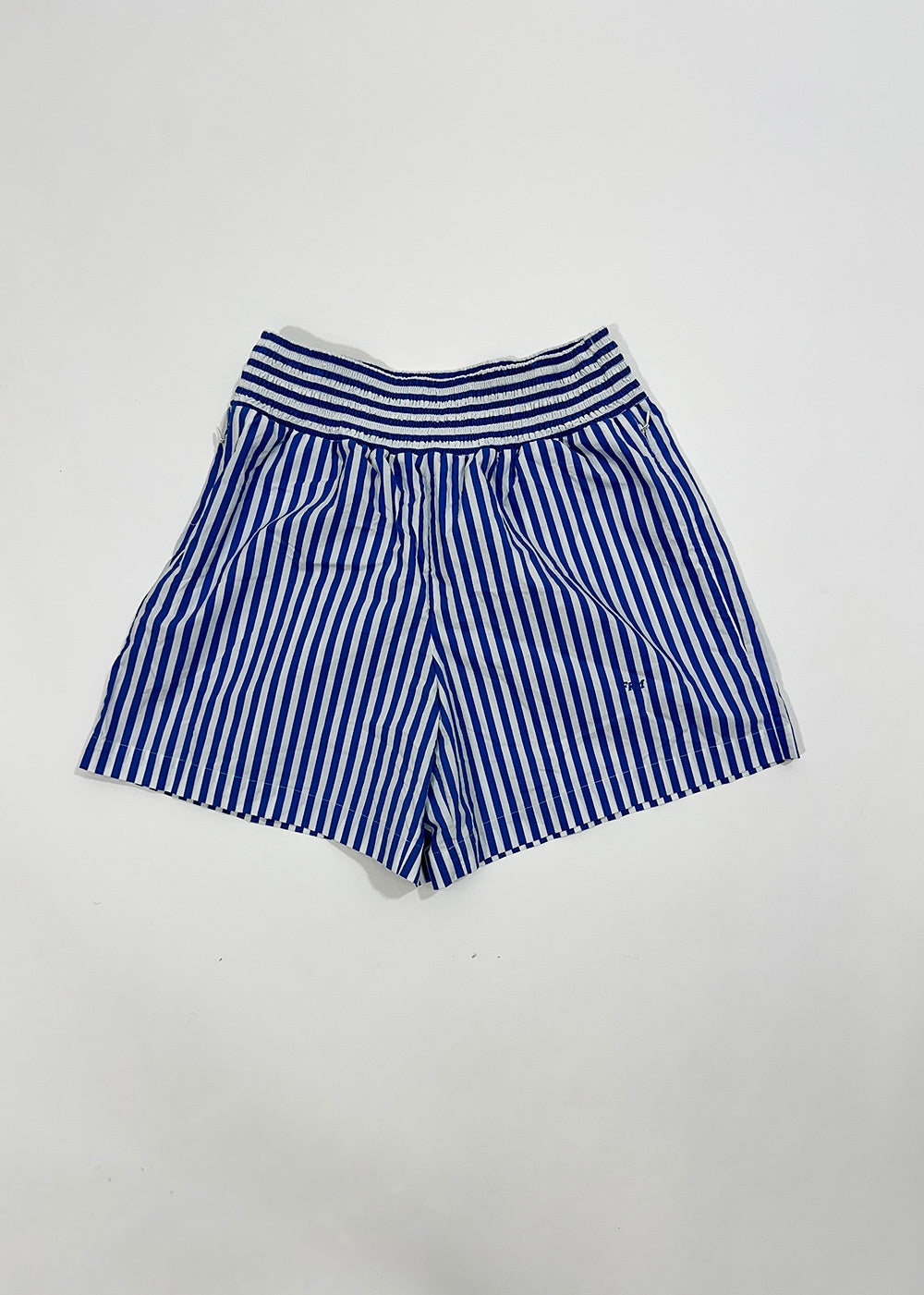 Blue/White Striped Organic Cotton Boxer Shorts / Size M