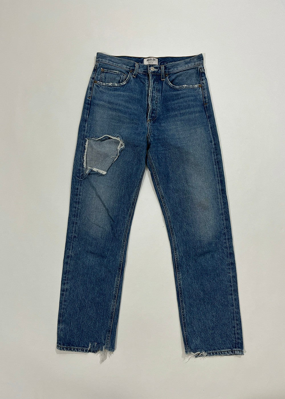 90's Straight Leg Jeans / Size 26