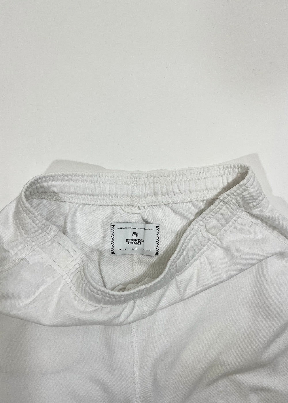 Midweight Straight Leg Sweatpant White / Size S