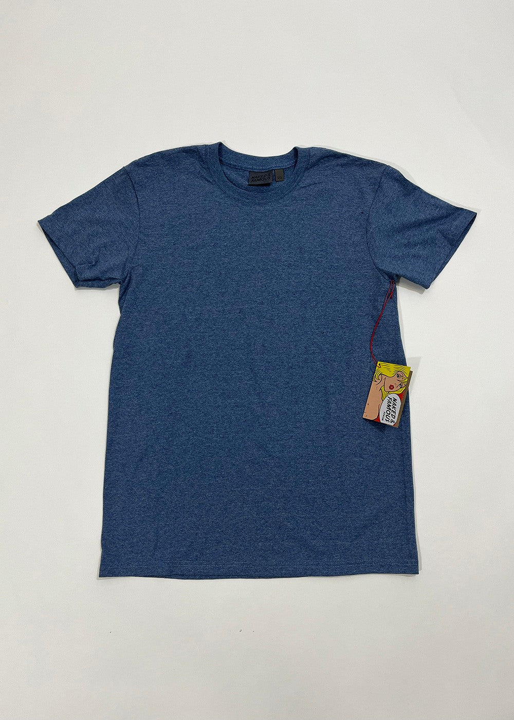 Circular Knit T-Shirt Blue / Size L