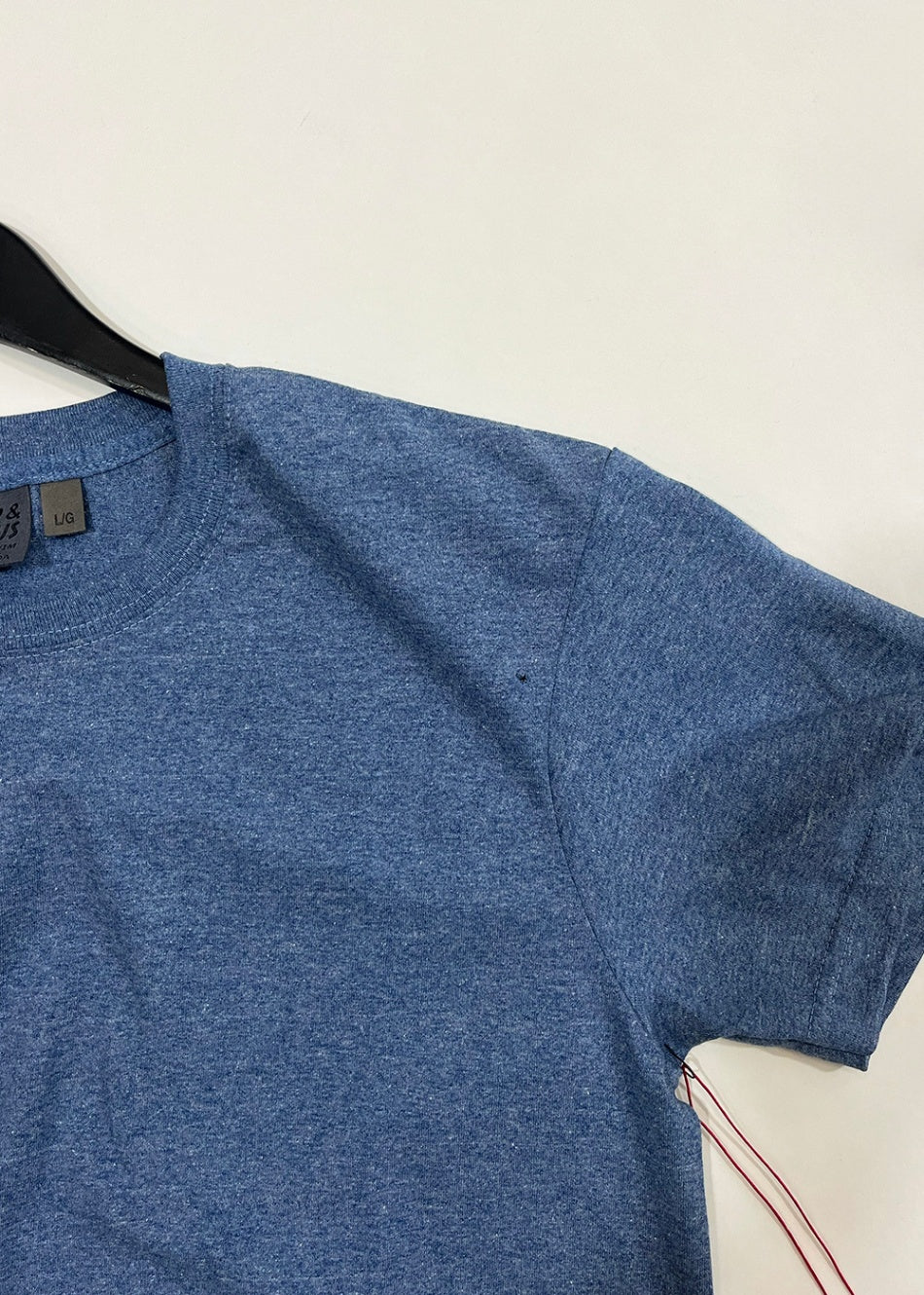 Circular Knit T-Shirt Blue / Size L