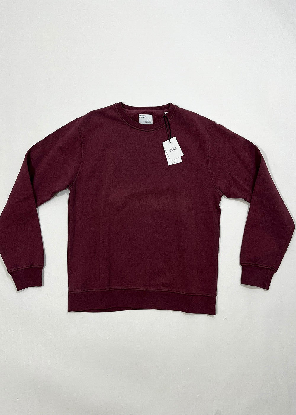 Classic Crewneck Burgundy Sweatshirt / Size L