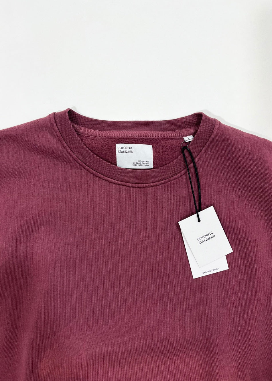 Classic Crewneck Burgundy Sweatshirt / Size L