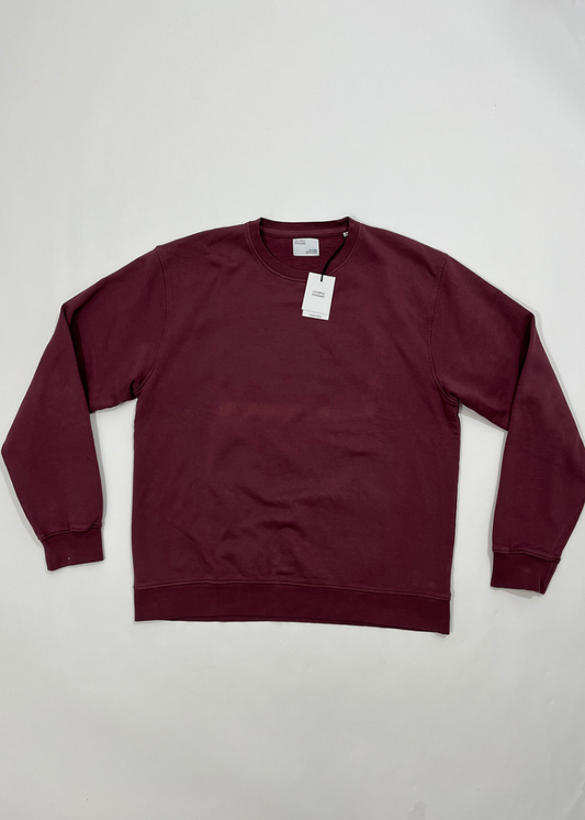 Classic Crewneck Burgundy Sweatshirt / Size XXL