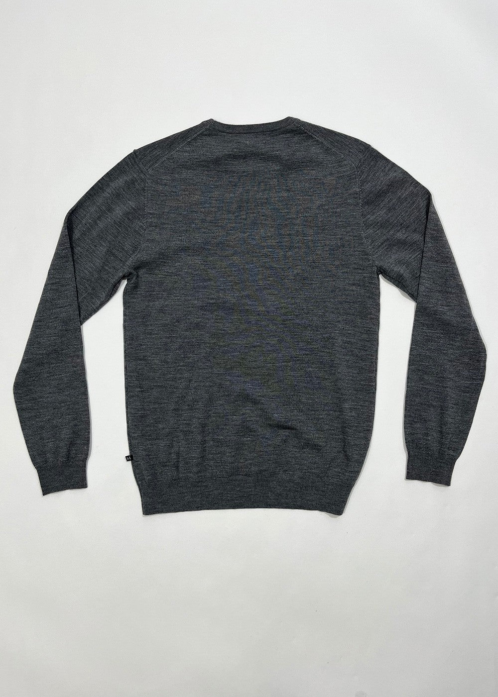 Grey Crewneck Merino Wool Sweater / Size M