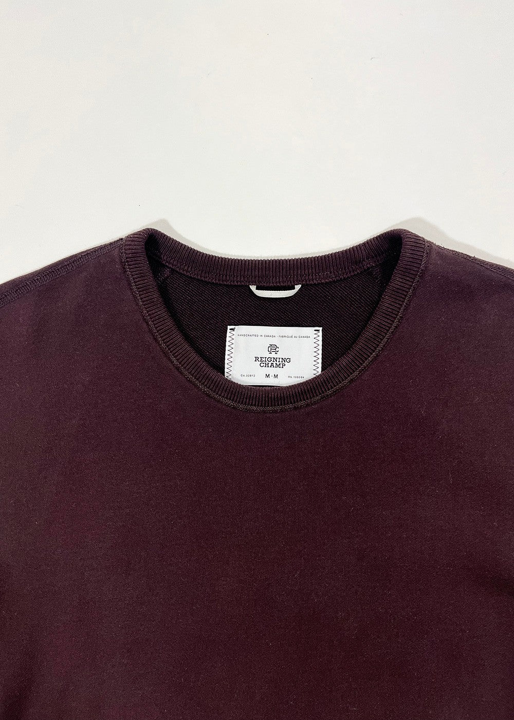 Burgundy Crewneck Sweatshirt / Size M