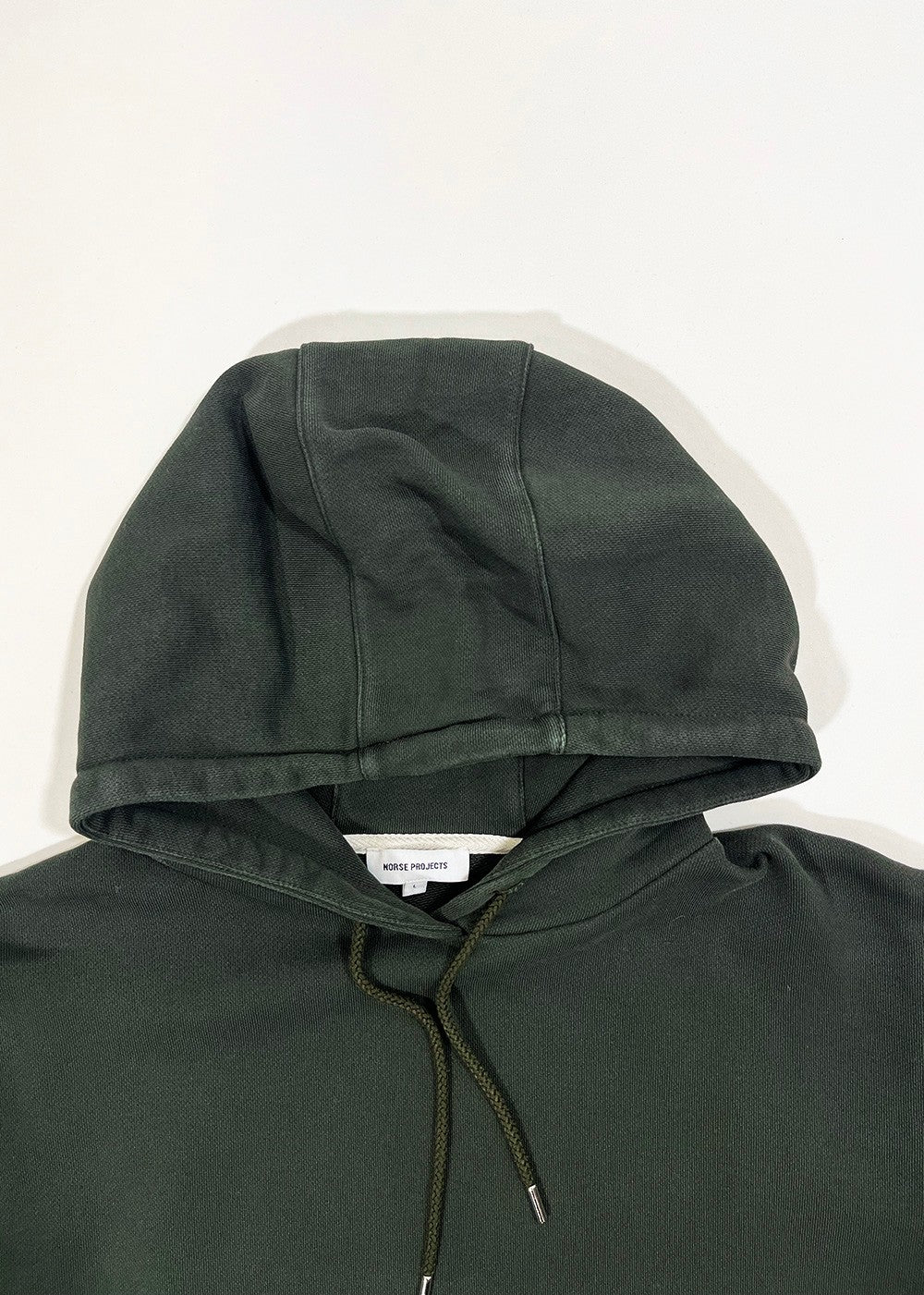 Green 'Vagn' Classic Hoodie / Size L