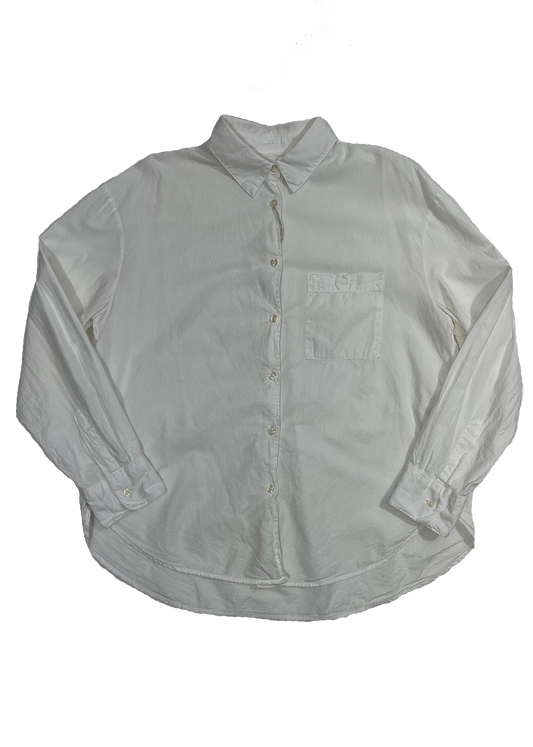 Organic Oversized Shirt Optical White / Size S