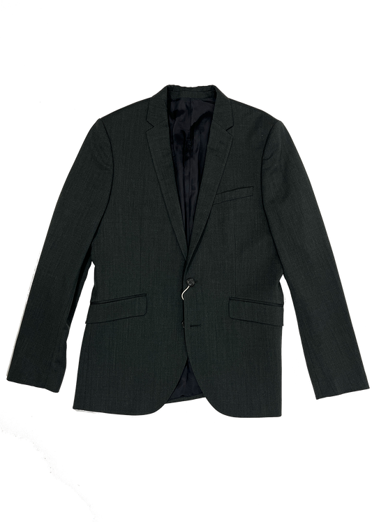 James Dark Green Wool Blazer / Size 40