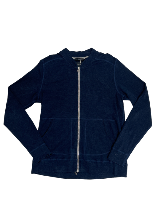 1x1 Slub Zip Navy Bomber / Size L