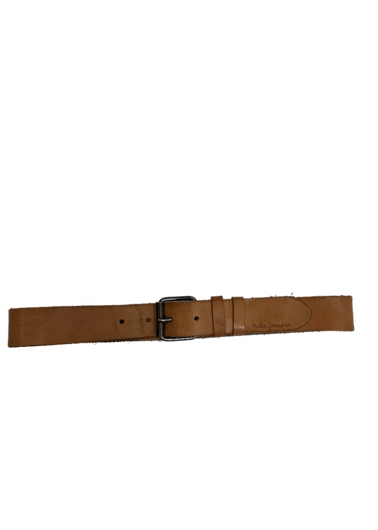 Vegetable Tanned Leather Belt Natural / Size 90