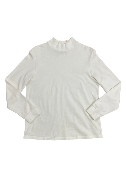 Long Sleeve Mockneck Top / Size S