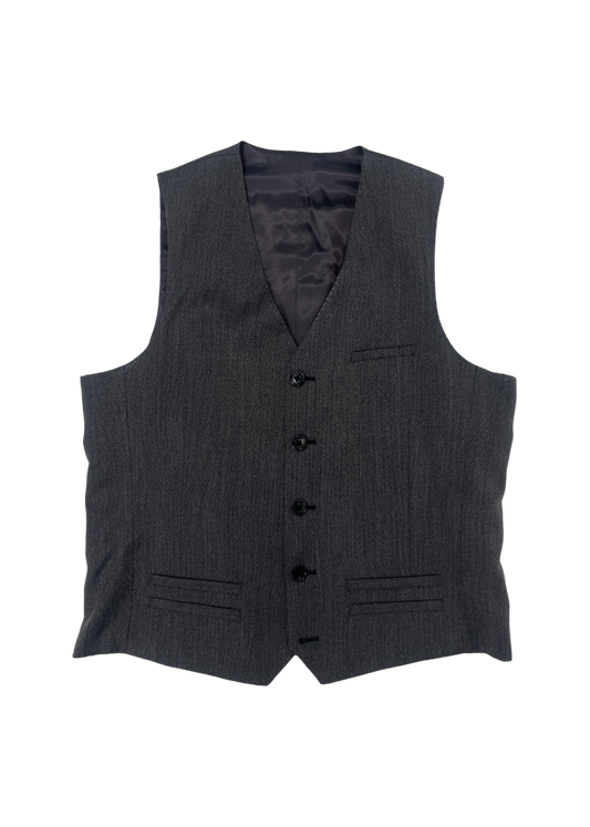 Grey Suit Vest / Size 42