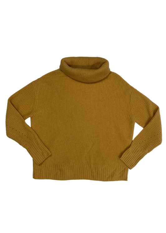 Cashmere Luxe Ribbed Turtleneck Sundial / Size S