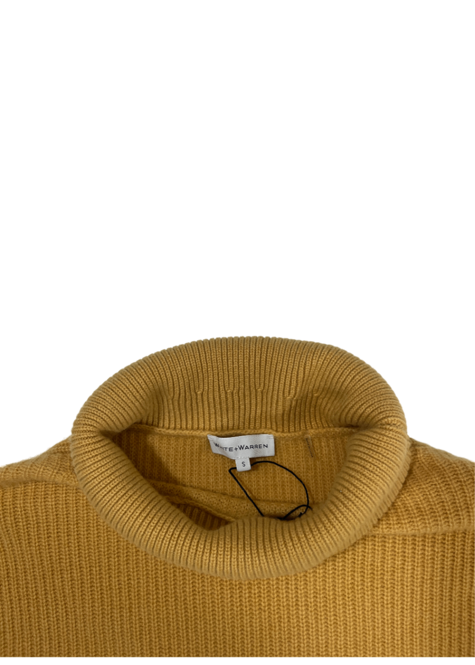 Cashmere Luxe Ribbed Turtleneck Sundial / Size S