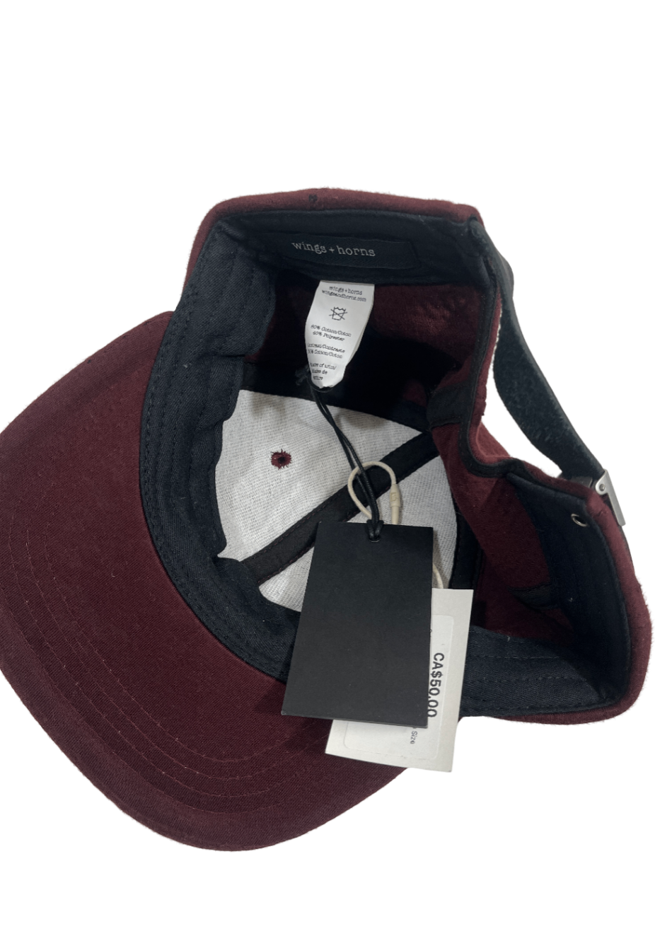 Cabin Fleece 6-Panel Red Hat / One Size