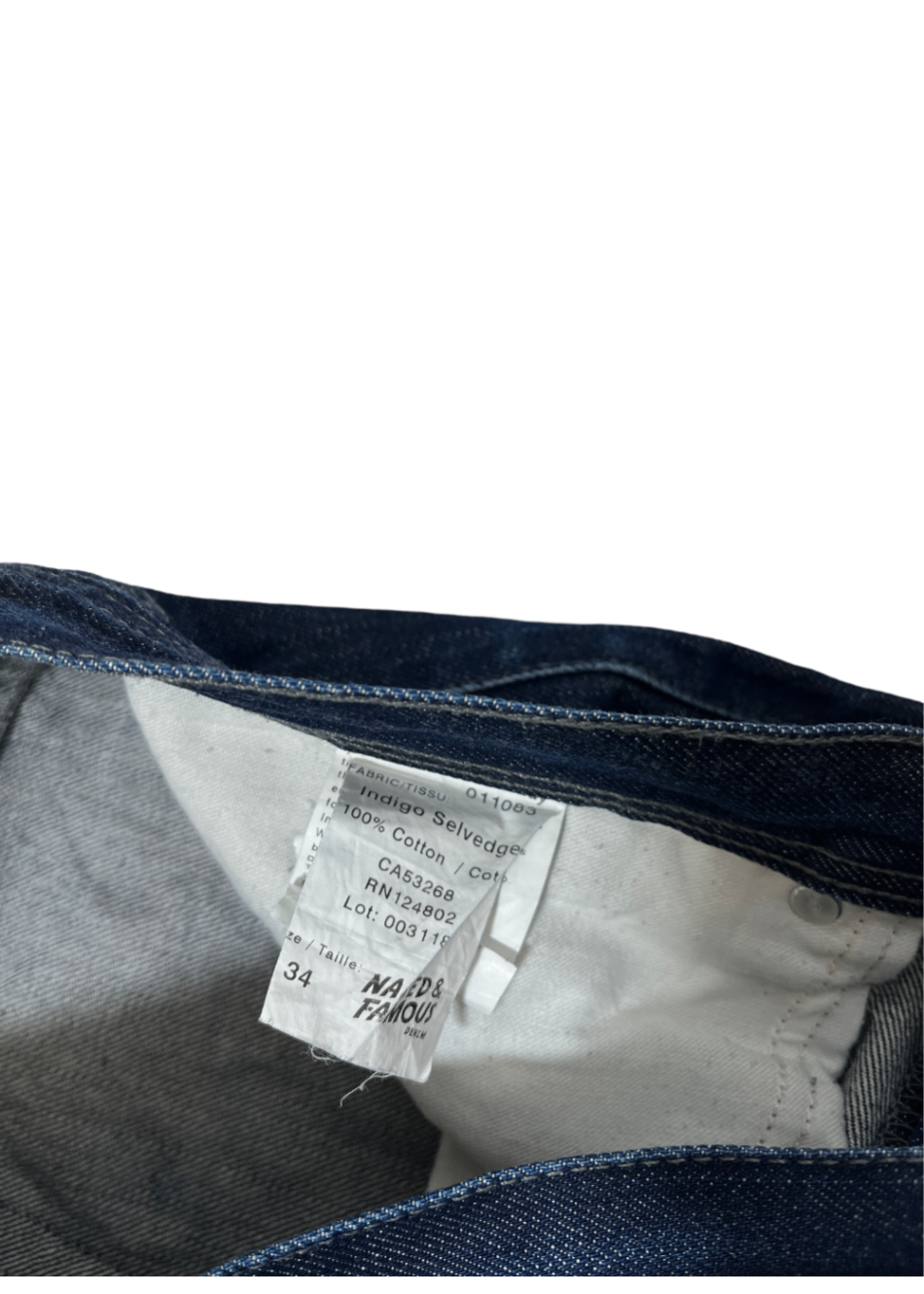 Weird Guy Indigo Selvage / Size 34